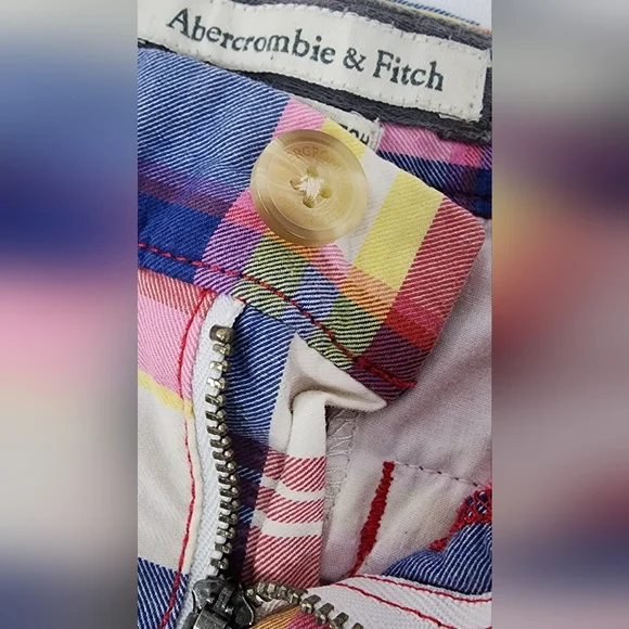 ❤️ ABERCROMBIE & FITCH PERFECT STRETCH SHORTY SHORTS SIZE 0 LOW RISE ❤️ - Picture 5 of 13